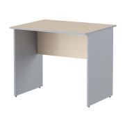 Стол рабочий IMAGO 90х72, клен мультиплекс/Металлик