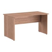 Стол эргономичный левый IMAGO 140x90 см, ясень шимо