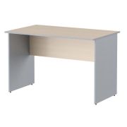 Стол рабочий IMAGO 120x72 см, клен мультиплекс/металлик