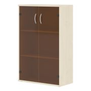 Шкаф средний со стеклом IMAGO, Клен