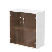 Шкаф низкий со стеклом IMAGO, белый