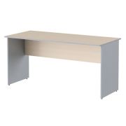 Стол рабочий IMAGO 160x72 см, клен мультиплекс/металлик