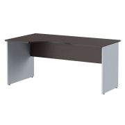 Стол эргономичный левый IMAGO 160x90 см, венге магия/металлик
