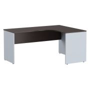 Стол эргономичный правый IMAGO 160x120 см, венге магия/металлик