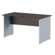 Стол эргономичный правый IMAGO 140x90 см, венге магия/металлик