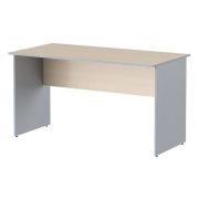 Стол рабочий IMAGO 140x72 см, клен мультиплекс/металлик