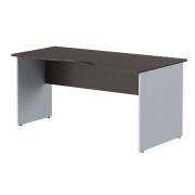 Стол эргономичный правый IMAGO 160x90 см, венге магия/металлик