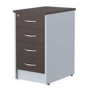 Тумба приставная IMAGO, венге магия/металлик