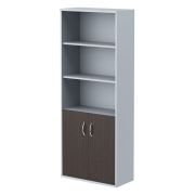 Шкаф-стеллаж IMAGO, венге магия/металлик