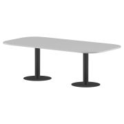 Конференц стол ПРГ-8 Белый/Антрацит 3600х1200