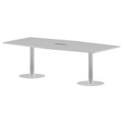 Конференц стол ПРГ-4 Белый/Белый 2400х1200