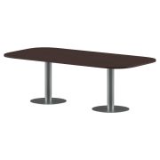 Конференц стол ПРГ-8 Венге Магия/Алюминий 2400х1200