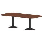 Конференц стол ПРГ-8 Орех Французский/Антрацит 3600х1200