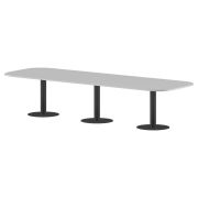Конференц стол ПРГ-7 Белый/Антрацит 3600х1200
