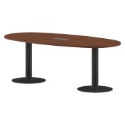 Конференц стол ПРГ-3 Орех Французский/Антрацит 2200х1100