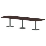 Конференц стол ПРГ-7 Венге Магия/Алюминий 3600х1200