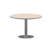 Конференц стол ПРГ-100 клен мультиплекс/Алюминий D100