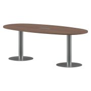 Конференц стол ПРГ-3 Ясень Шимо/Алюминий 2200х1100