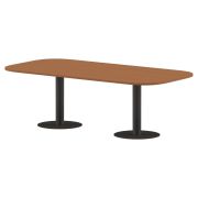 Конференц стол ПРГ-8 Груша Ароза/Антрацит 2400х1200