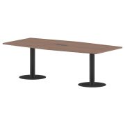 Конференц стол ПРГ-4 Ясень Шимо/Антрацит 2400х1200