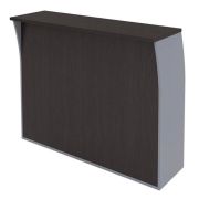 Стойка ресепшн IMAGO 144x51, венге магия/металлик