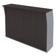 Стойка ресепшн IMAGO 164x51, венге магия/металлик