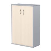 Шкаф средний IMAGO, клен мультиплекс/металлик