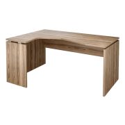 Стол эргономичный левый АРГЕНТУМ 160х110 см, дуб сафари