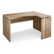 Стол эргономичный правый АРГЕНТУМ 140х110 см, дуб сафари