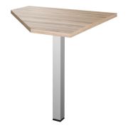 Конференц-приставка без опоры АРГЕНТУМ 73х73 см, дуб сафари