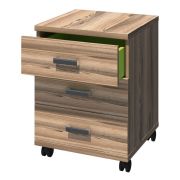Тумба мобильная на 3 ящика АРГЕНТУМ, дуб сафари