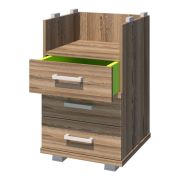 Каркас тумбы приставной АРГЕНТУМ, дуб сафари