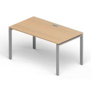 Стол рабочий LAVORO 140х80 см, акация/алюминий