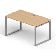 Стол рабочий LAVORO 140х80 см, акация/алюминий