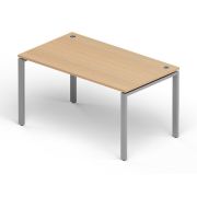 Стол рабочий LAVORO 140х80 см, акация/алюминий