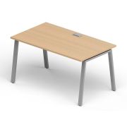 Стол рабочий LAVORO 140х80 см, акация/алюминий