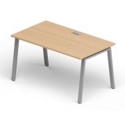 Стол рабочий LAVORO 120х80 см, акация/алюминий
