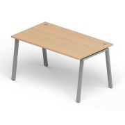 Стол рабочий LAVORO 140х80 см, акация/алюминий