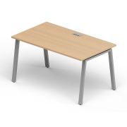 Стол руководителя LAVORO 180х80 см, акация/алюминий