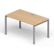 Стол рабочий LAVORO 160х80 см, акация/алюминий