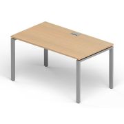 Стол руководителя LAVORO 200х80 см, акация/алюминий