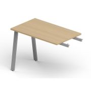 Брифинг-приставка LAVORO 120х60 см, акация/алюминий