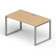 Стол руководителя LAVORO 180х80 см, акация/алюминий