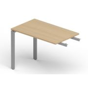 Брифинг-приставка LAVORO 120х60 см, акация/алюминий