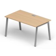 Стол рабочий LAVORO 160х80 см, акация/алюминий