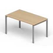 Стол для переговоров LAVORO 180х80 см, акация/алюминий