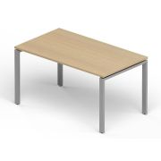 Стол для переговоров LAVORO 140х80 см, акация/алюминий
