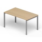 Стол для переговоров LAVORO 120х80 см, акация/алюминий