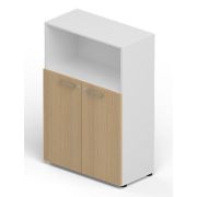 Шкаф средний LAVORO, акация/белый