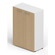 Шкаф средний LAVORO, акация/белый